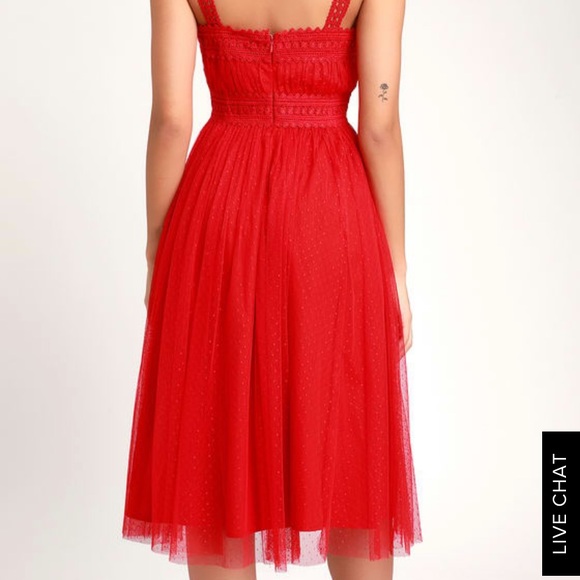 Lulu’s Red Dress - Picture 2 of 3